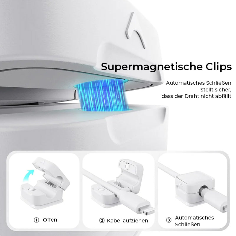 50% Rabatt | MagnetClips™ - Magnetische Kabelorganisatoren [Letzter Tag Rabatt]