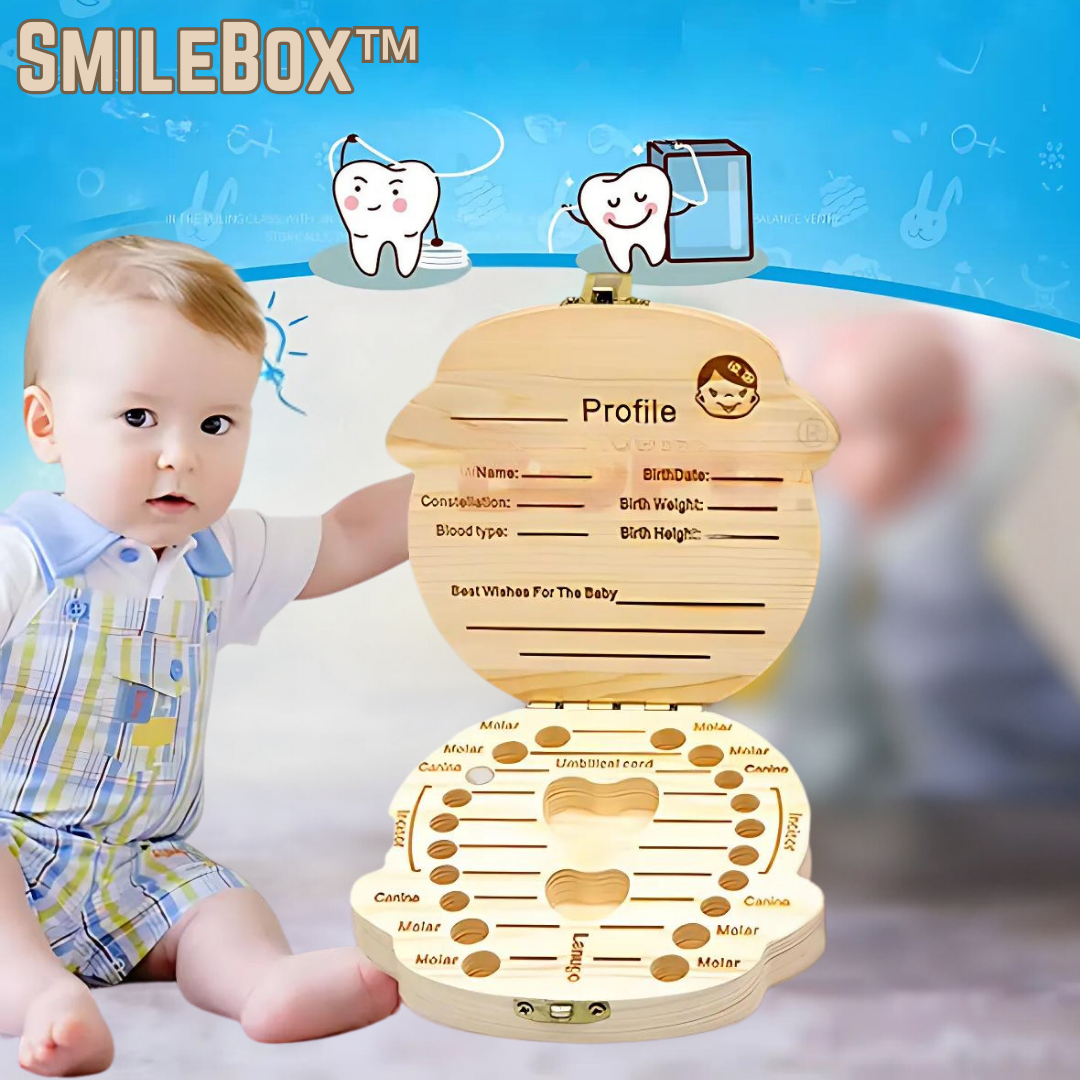 SmileBox™ - Babyzahn-Aufbewahrungsbox [Letzter Tag Rabatt]