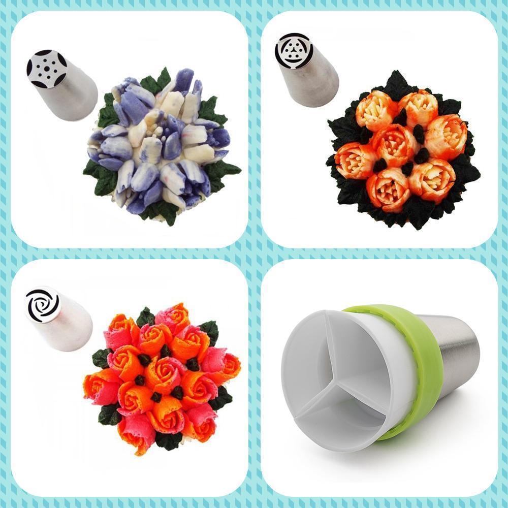 1 + 1 GRATIS - DecoratingNozzles™ | Spritztüllen-Set