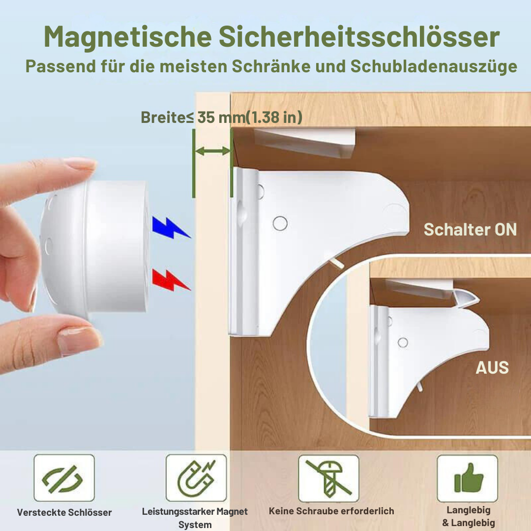 Magnyx™ - Magnetisches unsichtbares Schloss | 1+1 GRATIS