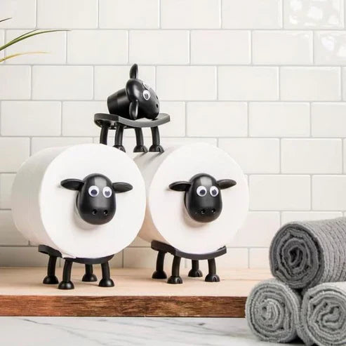Sheepy™ – Charmanter Toilettenpapierhalter mit Schafen [Letzter Tag Rabatt]