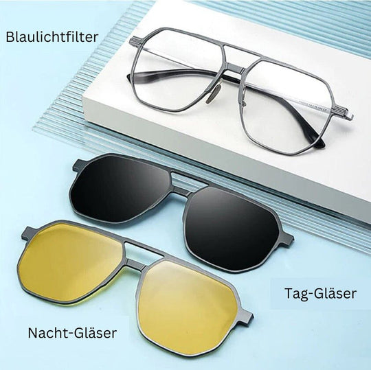 TriPlex™ - 3 in 1 Polarisierte Sonnenbrille [Letzter Tag Rabatt]