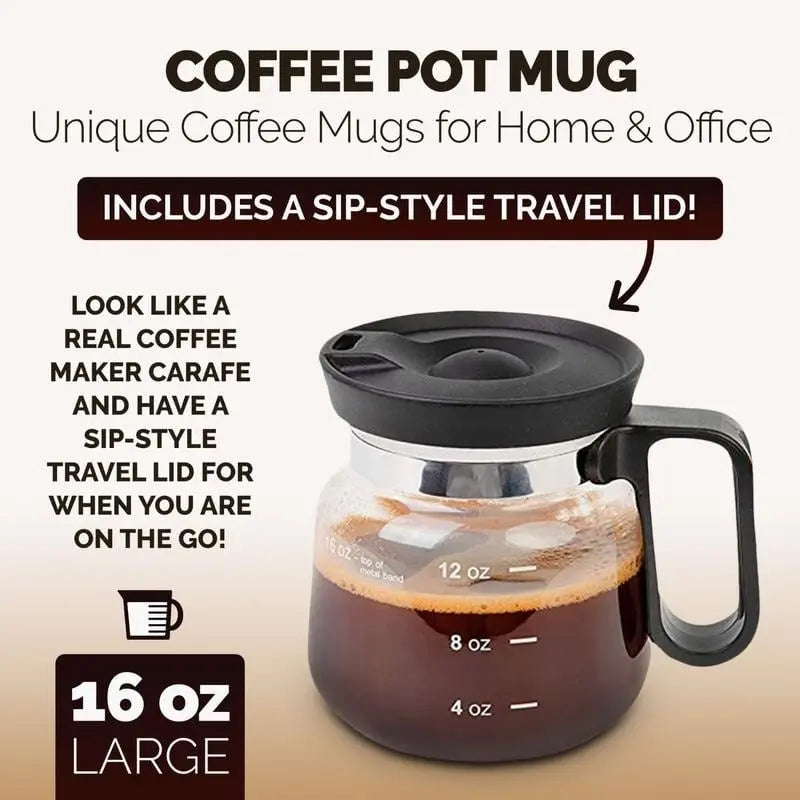 CoffeeGlow™ | Kaffeekanne-Style Becher — Der neue Trend für Kaffeeliebhaber