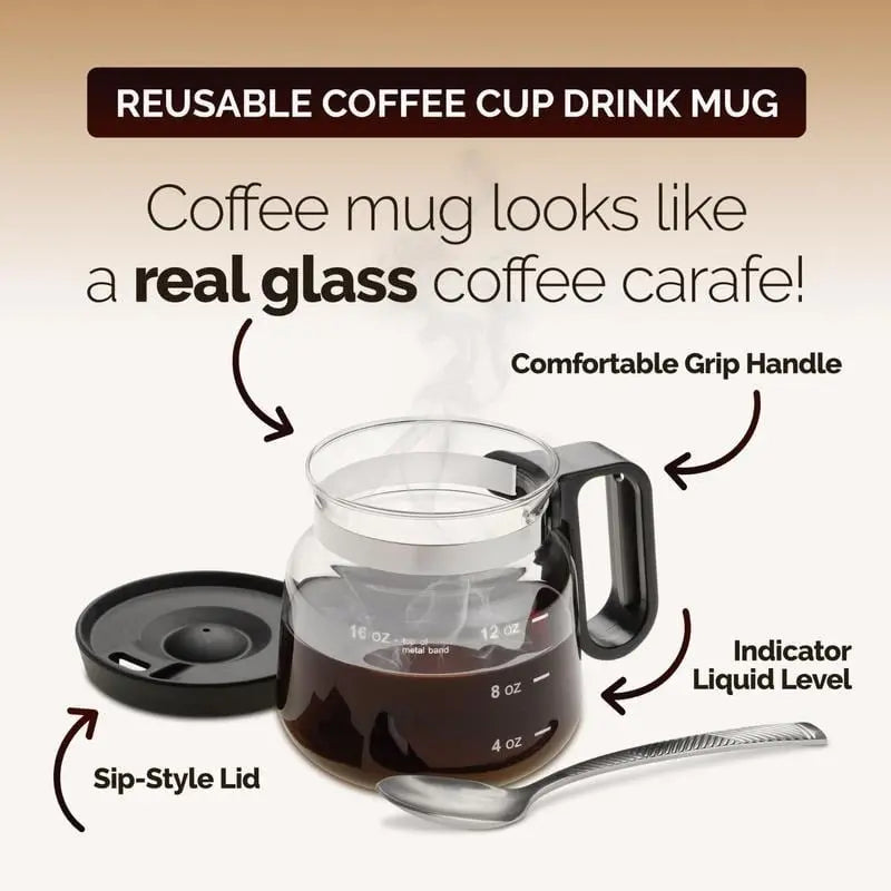 CoffeeGlow™ | Kaffeekanne-Style Becher — Der neue Trend für Kaffeeliebhaber