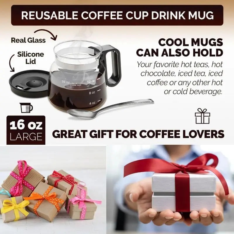 CoffeeGlow™ | Kaffeekanne-Style Becher — Der neue Trend für Kaffeeliebhaber