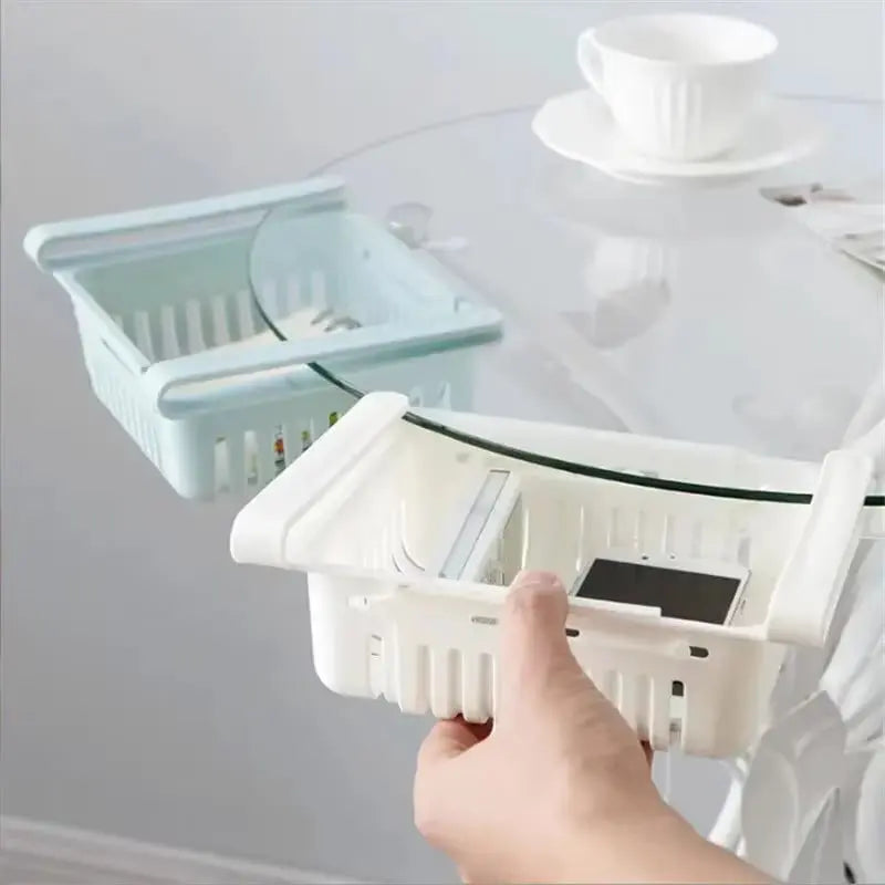 FreshKeep™  | Mehrzweck-Kühlschrank-Organizer | Stapelbarer Lebensmittelbehälter mit Abfluss