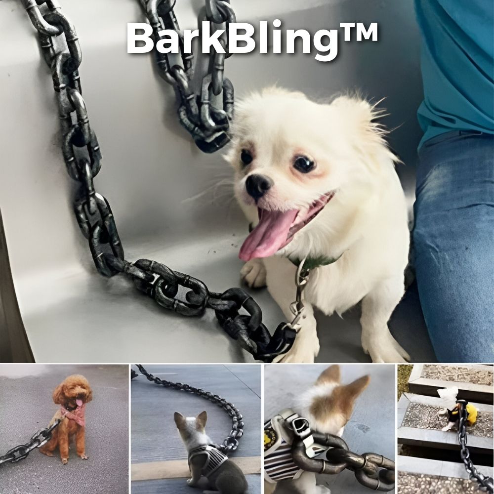 BarkBling™  | Lustiges großes Hundehalsband