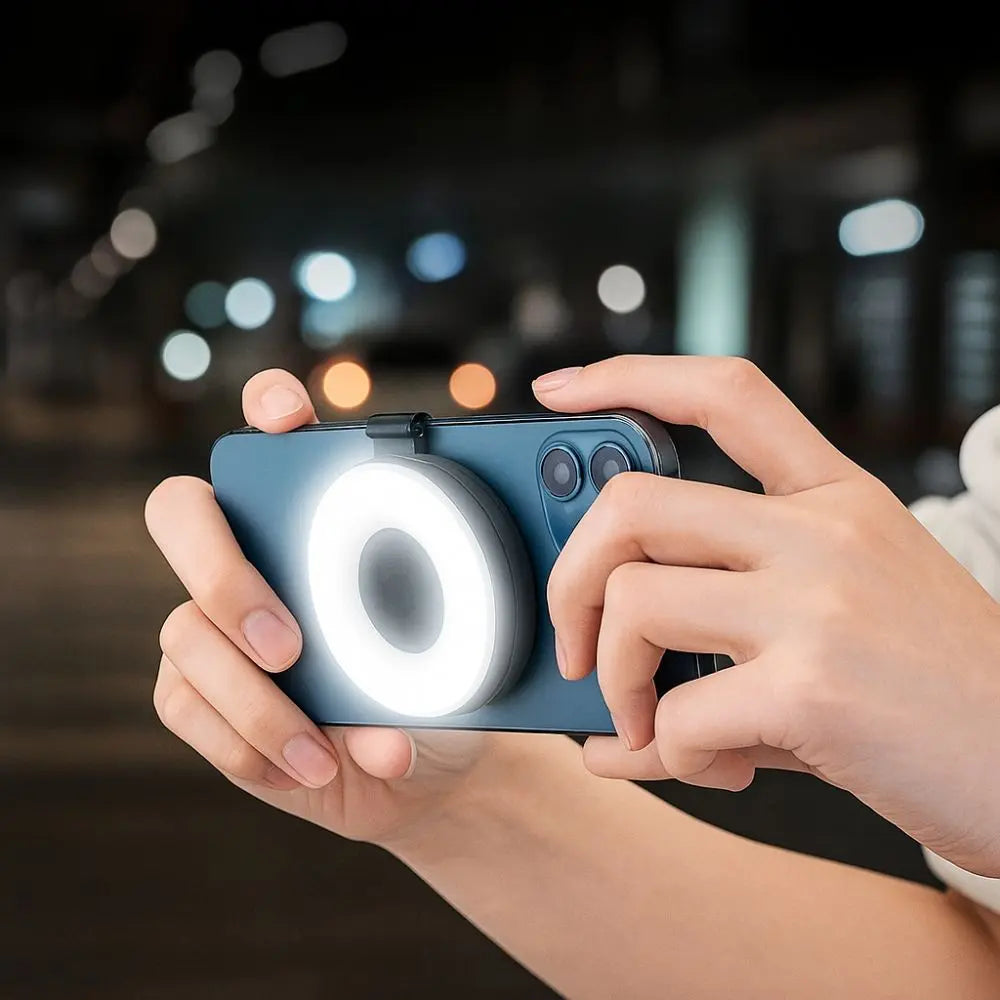 GlowMag™ | Magnetischer Lichtdiffusor — Perfektes Licht für Foto & Livestream