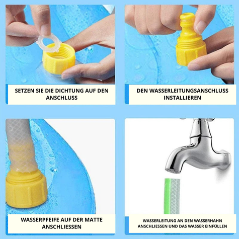 AquaPup™ - Aufblasbare Wassermatte Pad