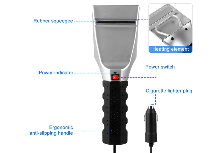 CarScraper™ - beheizter elektrischer Schneeschmelzer für Ihre Windschutzscheibe!