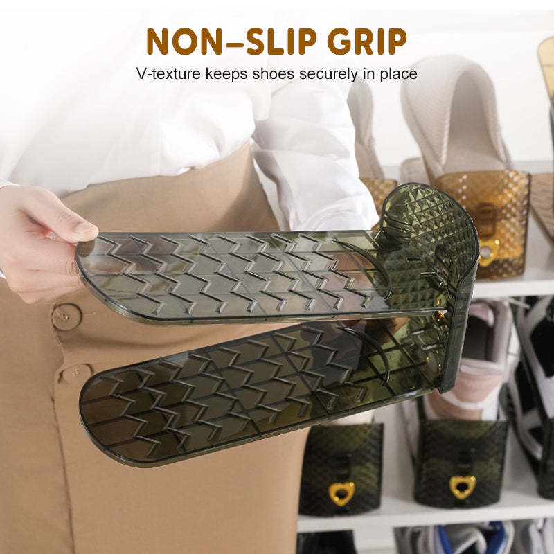 2+1 GRATIS | ShoeStack™ | Verstellbarer Doppel-Schuhorganizer