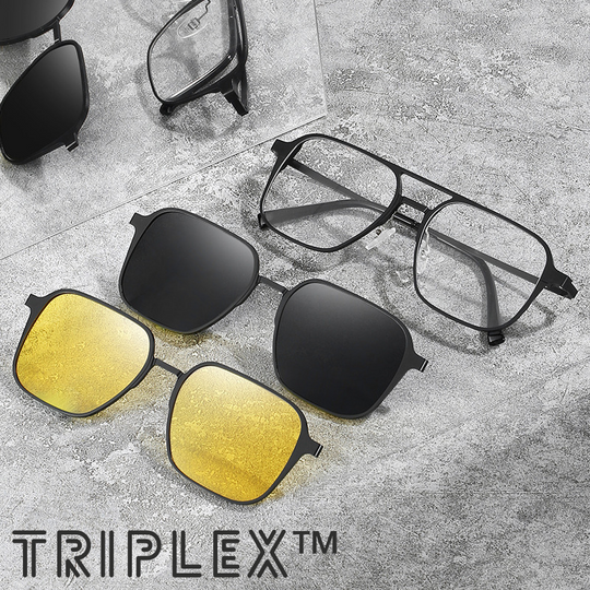 TriPlex™ - 3 in 1 Polarisierte Sonnenbrille [Letzter Tag Rabatt]